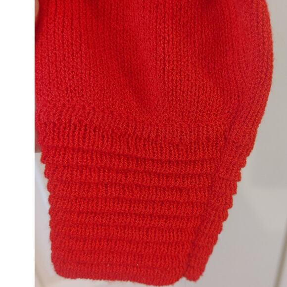 Anne Crimmins for Umi Collections Vintage 2 Pc Set Skirt Silk Sz 12 Red Black - Picture 5 of 9